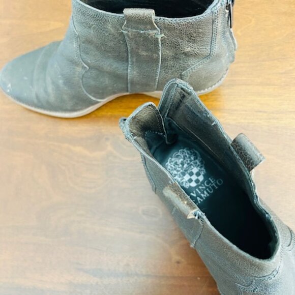MEGA CLEARANCE!  Vince Camuto Western Ankle Bootie, Olive/Brown,  Size 7 - Picture 5 of 9